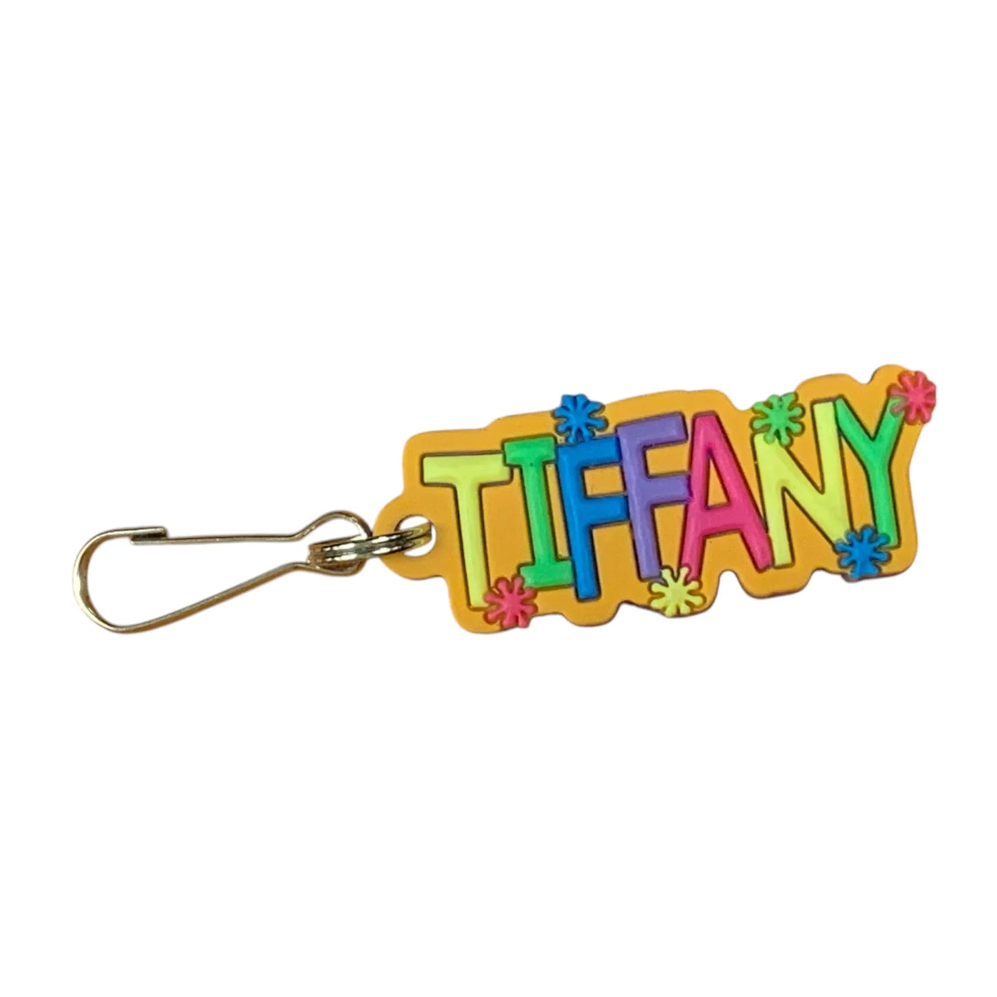 Colourful Name Keychain Tiffany