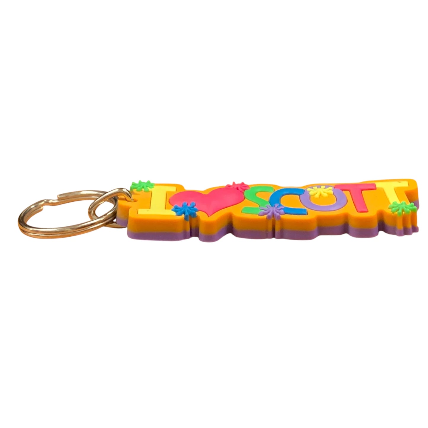 Colourful Name Keychain I 💗 Scott