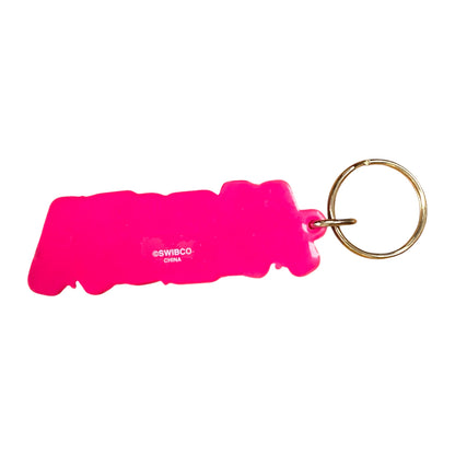 Colourful Name Keychain Alicia (Purple)
