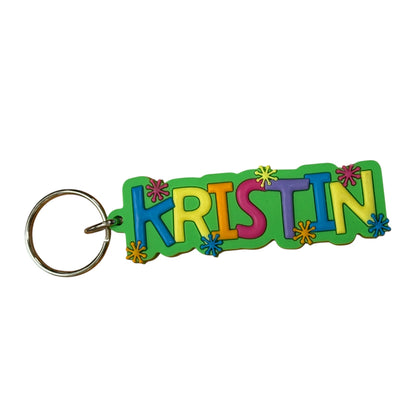Colourful Name Keychain Kristin (Green)