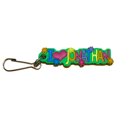 Colourful Name Keychain I 💗 Jonathan