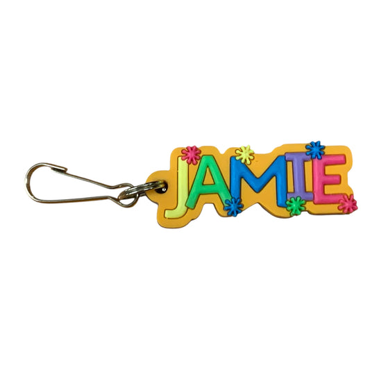 Colourful Name Keychain Jamie (Orange)