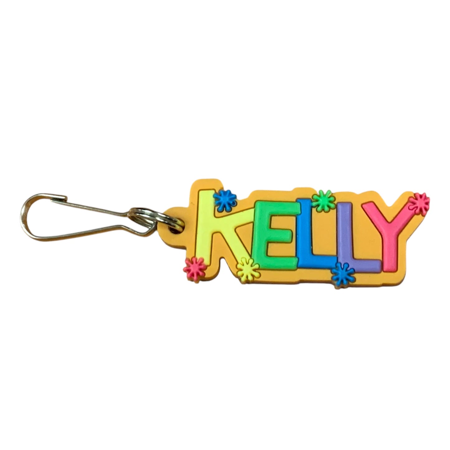 Colourful Name Keychain Kelly (Orange)