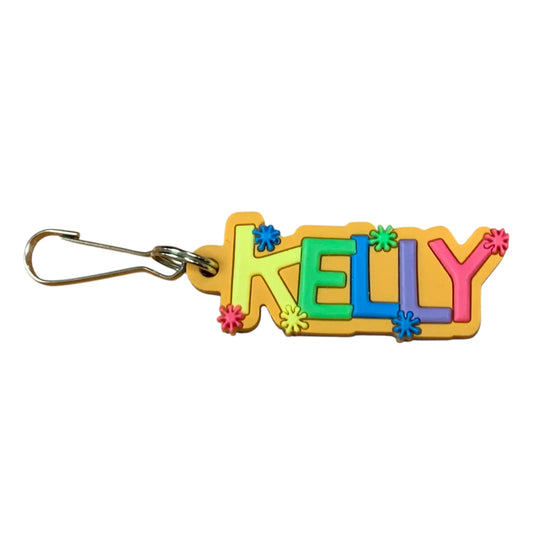Colourful Name Keychain Kelly (Orange)