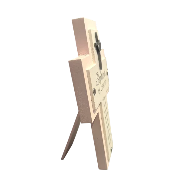 Baptized in Christ Wall Cross