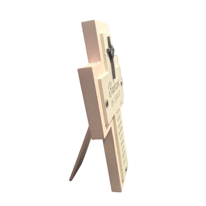 Baptized in Christ Wall Cross