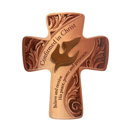 Bronze Standing Confirmation Cross