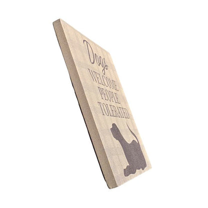 Dogs Welcome Coaster