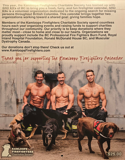 Kamloop Firefighters 2027 Calendar
