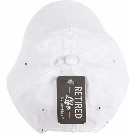 Officially Retired Baseball Hat White