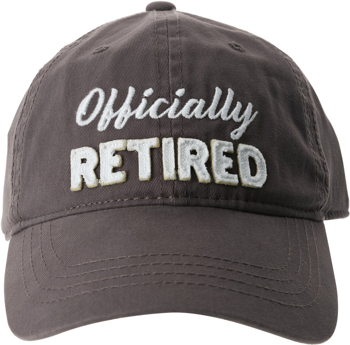 Officially Retired Baseball Hat Grey