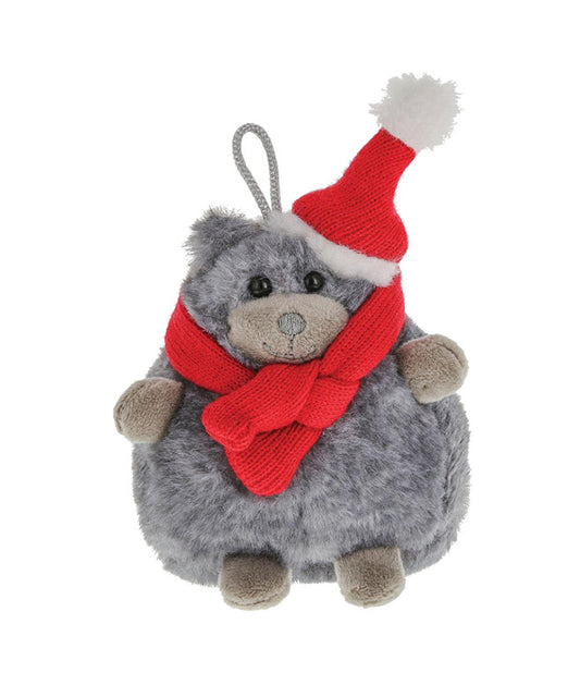 Kalidou Grey Bear with Red Hat & Scarf