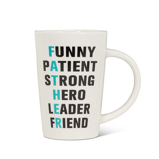 Father Text Tall Mug