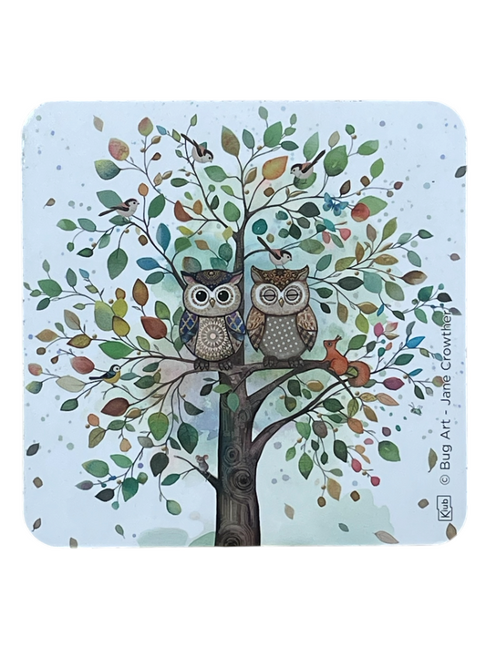 Two Owls Coaster