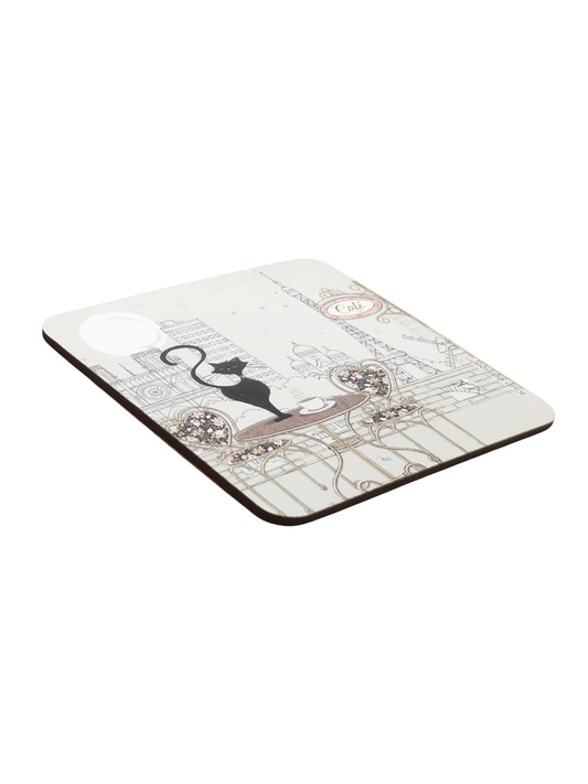 Black Cat Coaster