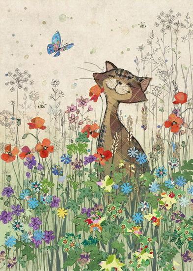 Bug Art Cat Meadow