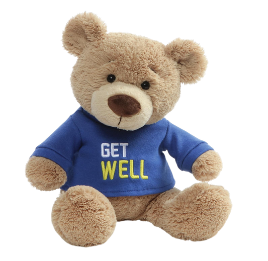 GUND Get Well T-Shirt Teddy Bear Stuffed Animal Plush