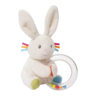 GUND Flora the Bunny Rattle Plush