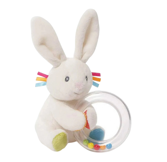 GUND Flora the Bunny Rattle Plush