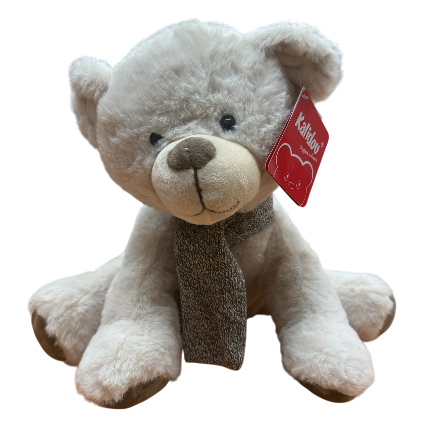 Kalidou Bear with Brown Scarf