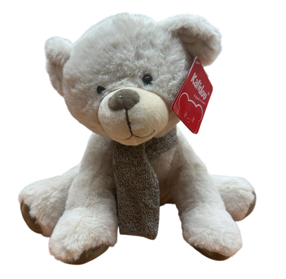 Kalidou Bear with Brown Scarf
