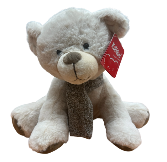 Kalidou Bear with Brown Scarf