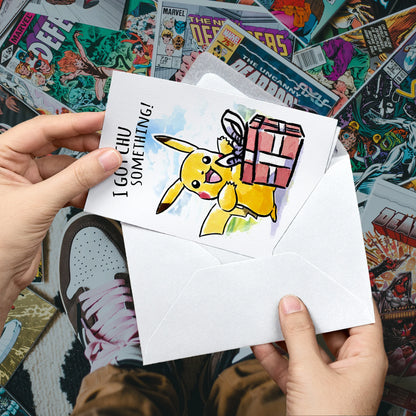 "I Got Chu" - Pokemon Birthday Card