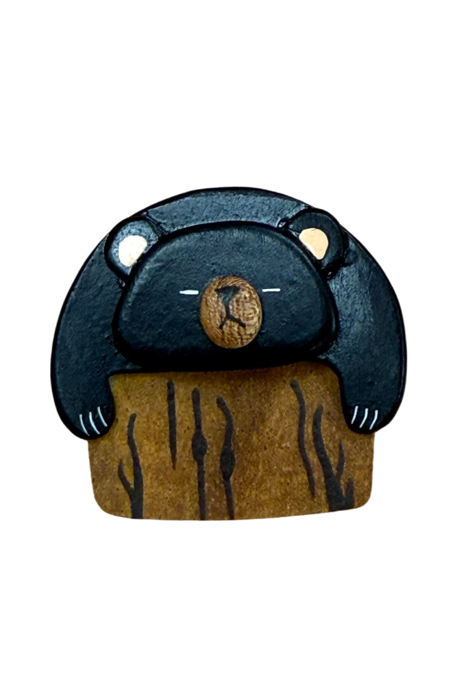 Cute Black Bear Magnet