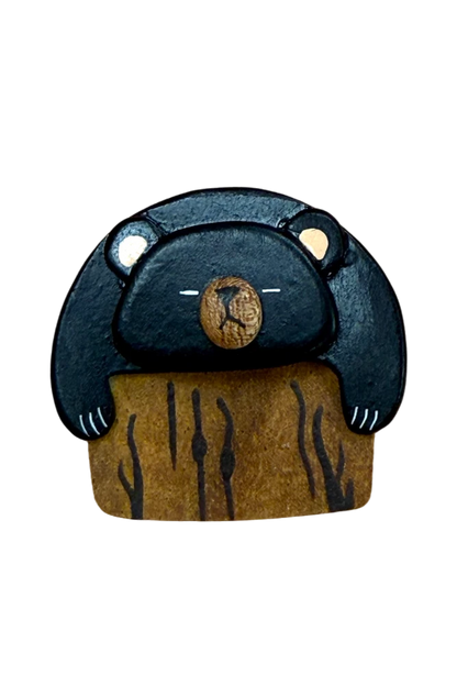 Cute Black Bear Magnet
