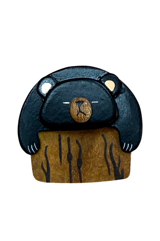 Cute Black Bear Magnet