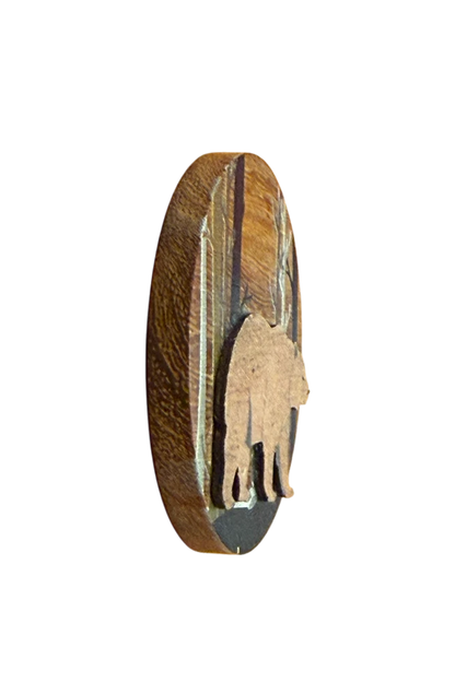Round Bear Magnet