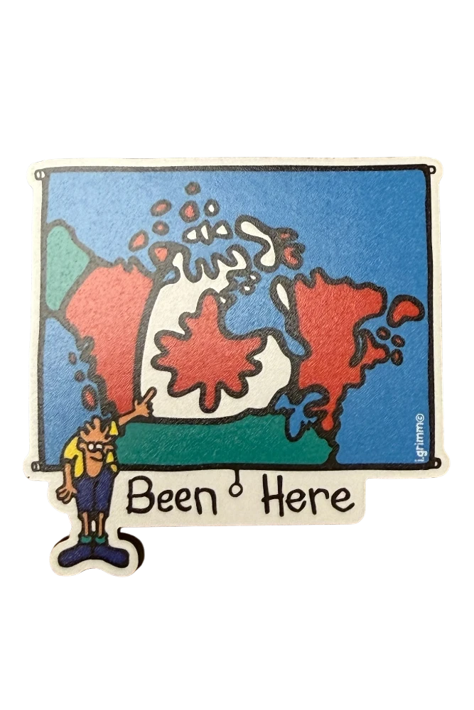 Canada 2D Magnet Been Here