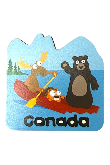 Canada 2D Magnet Animal