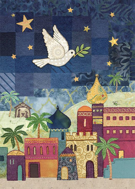 Bug Art Dove Card