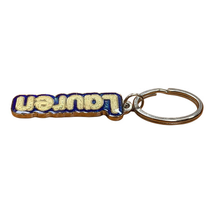 Colourful Name Keychain Lauren