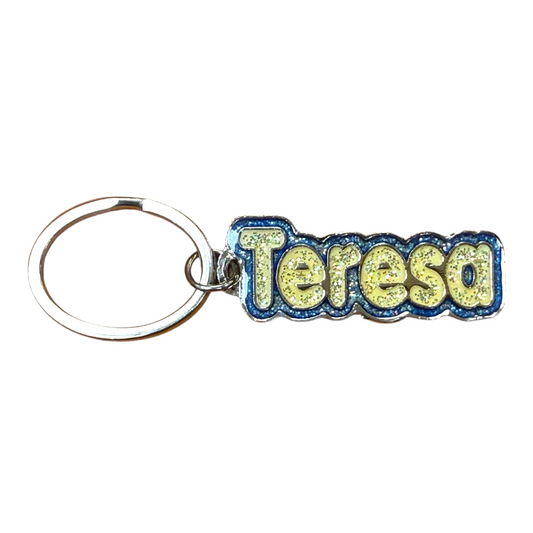 Colourful Name Keychain Teresa