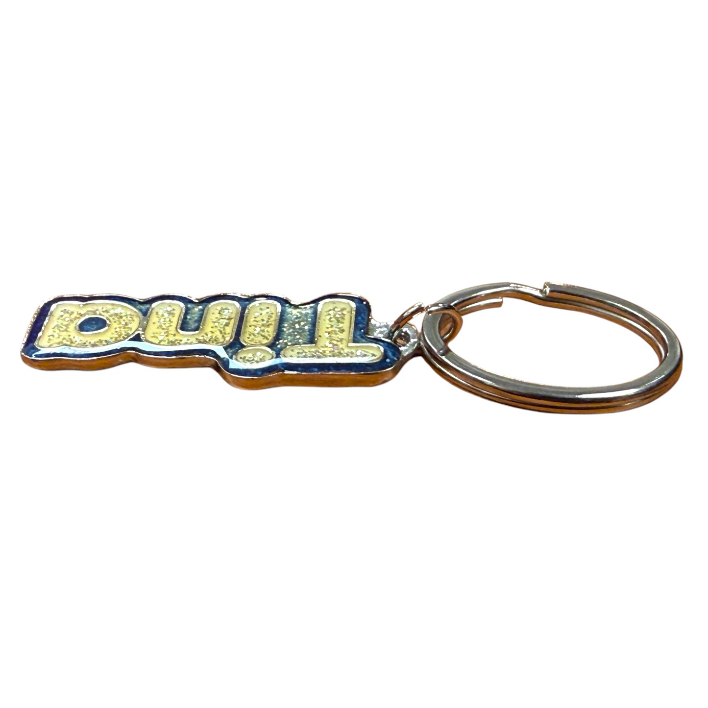 Colourful Name Keychain Tina (Blue)