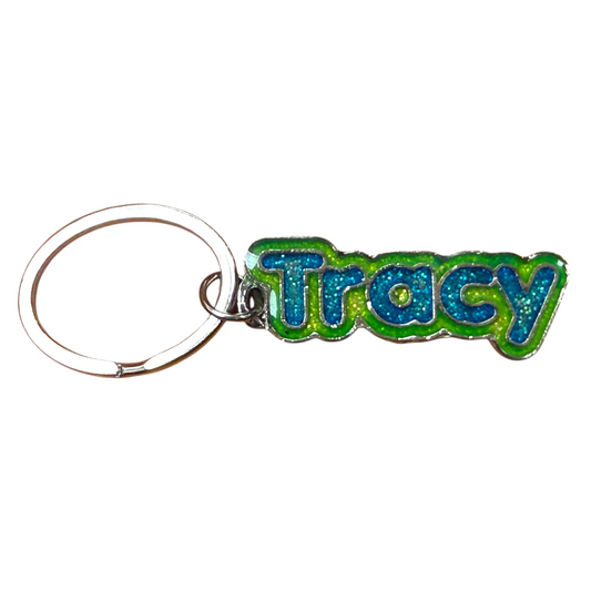 Colourful Name Keychain Tracy