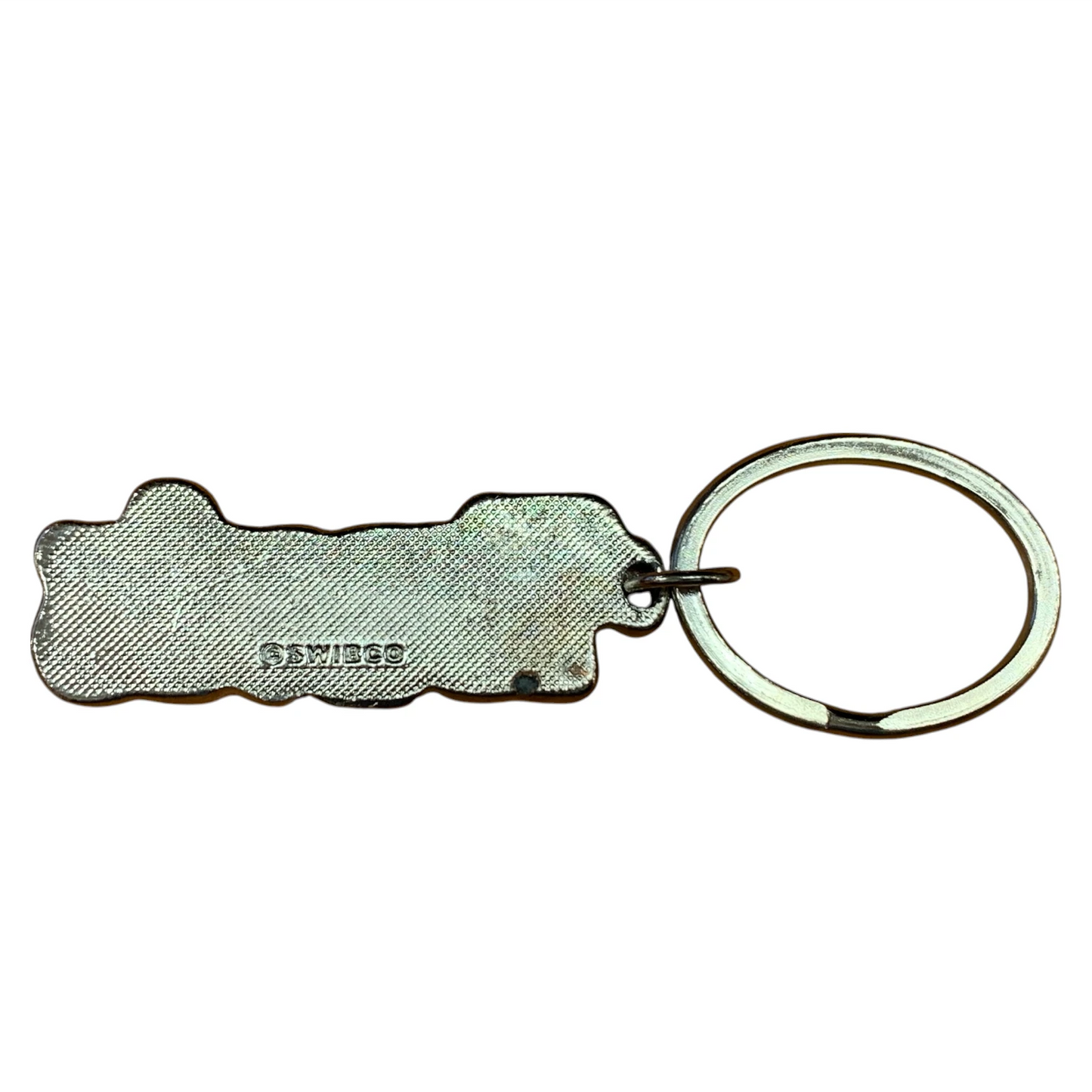 Metal Name Keychain Travis (Red)