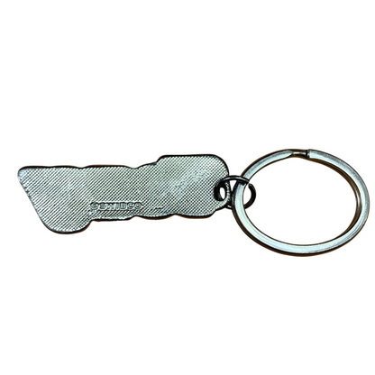 Metal Name Keychain Tony (Navy)