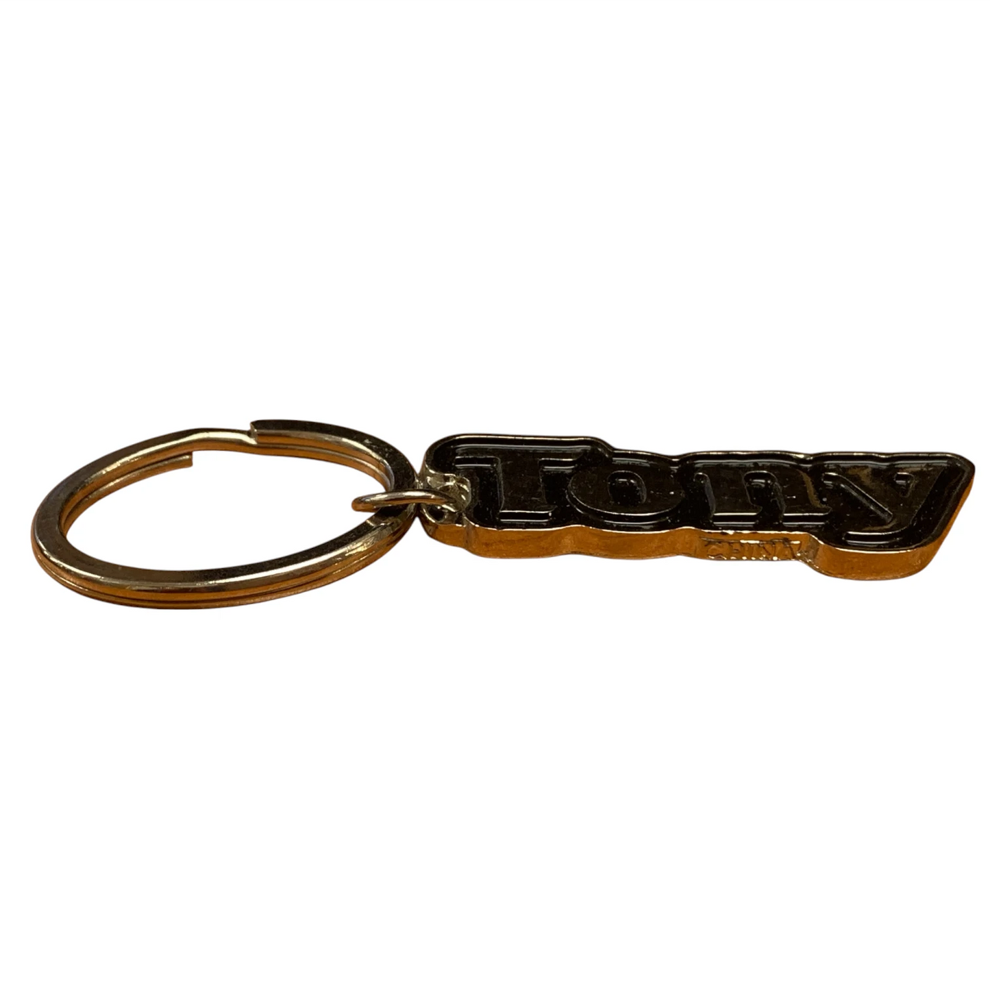 Metal Name Keychain Tony (Black)