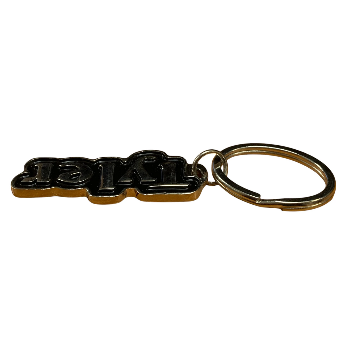 Metal Name Keychain Tyler (Black)