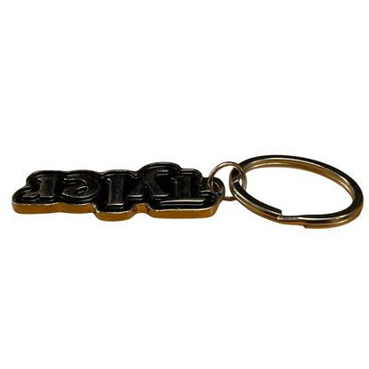 Metal Name Keychain Tyler (Black)
