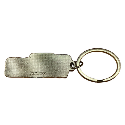 Metal Name Keychain William (Navy)
