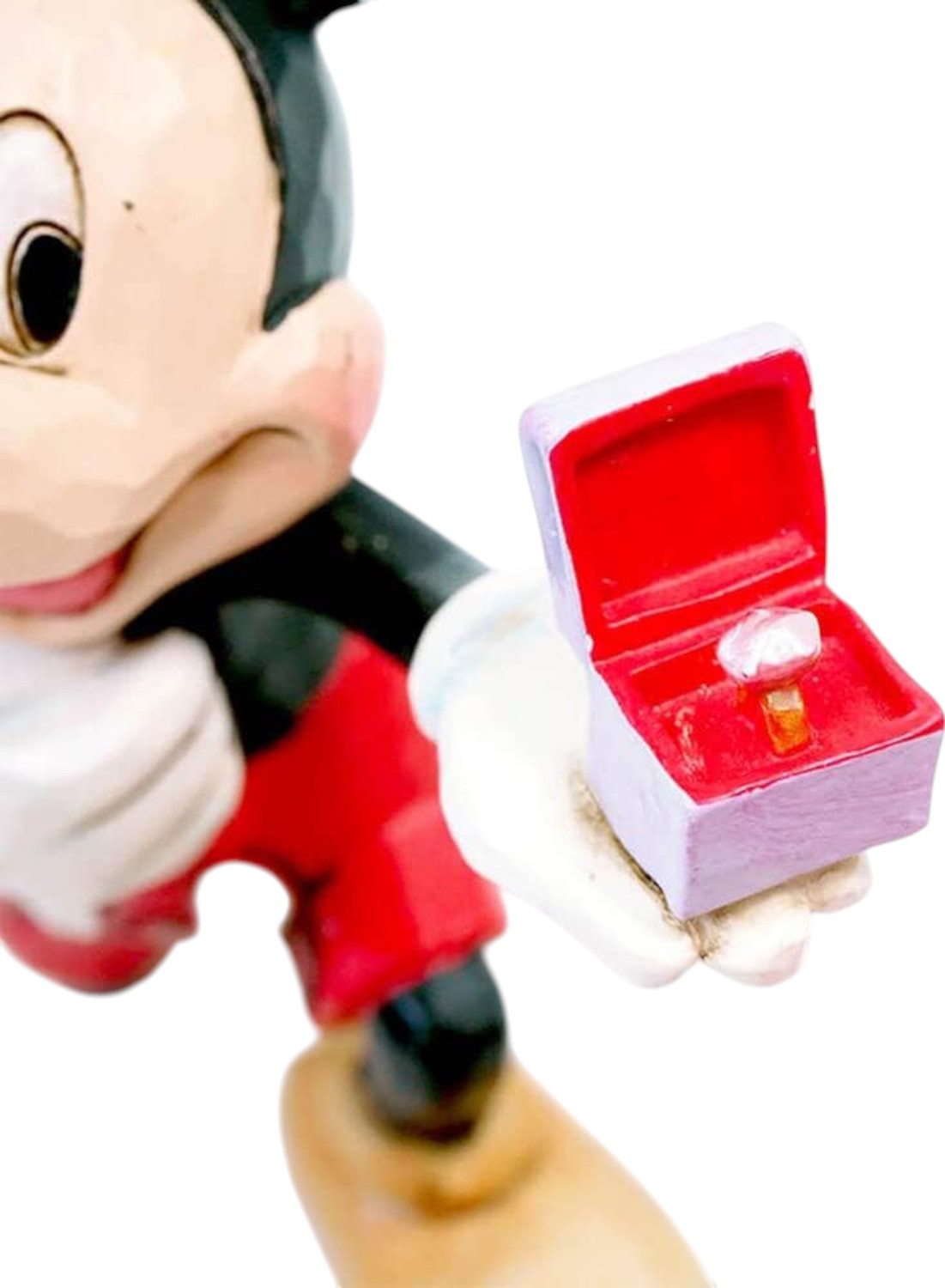 Mickey Proposing to Minnie Ring Dish