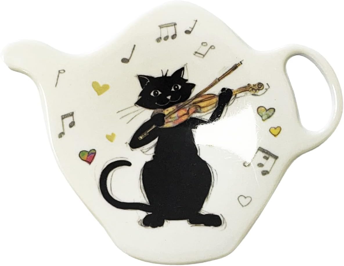 Kitten Teabag/Spoon Holder