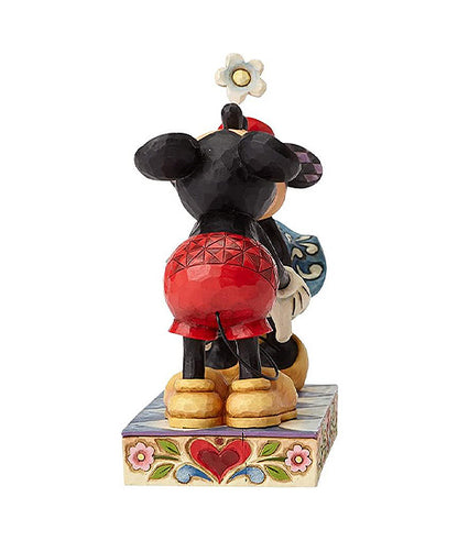 Mickey and Minnie Mouse Kissing Figurine
