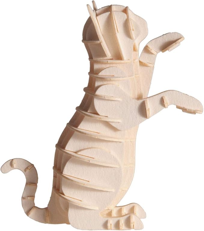 3D PAPER MODEL - White Cat