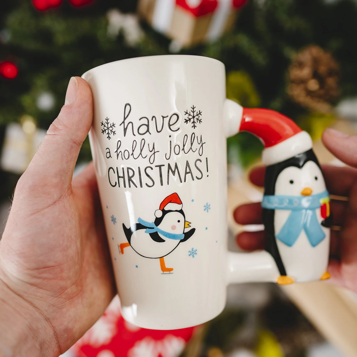 HOLLY JOLLY 17.5 OZ LATTE CUP