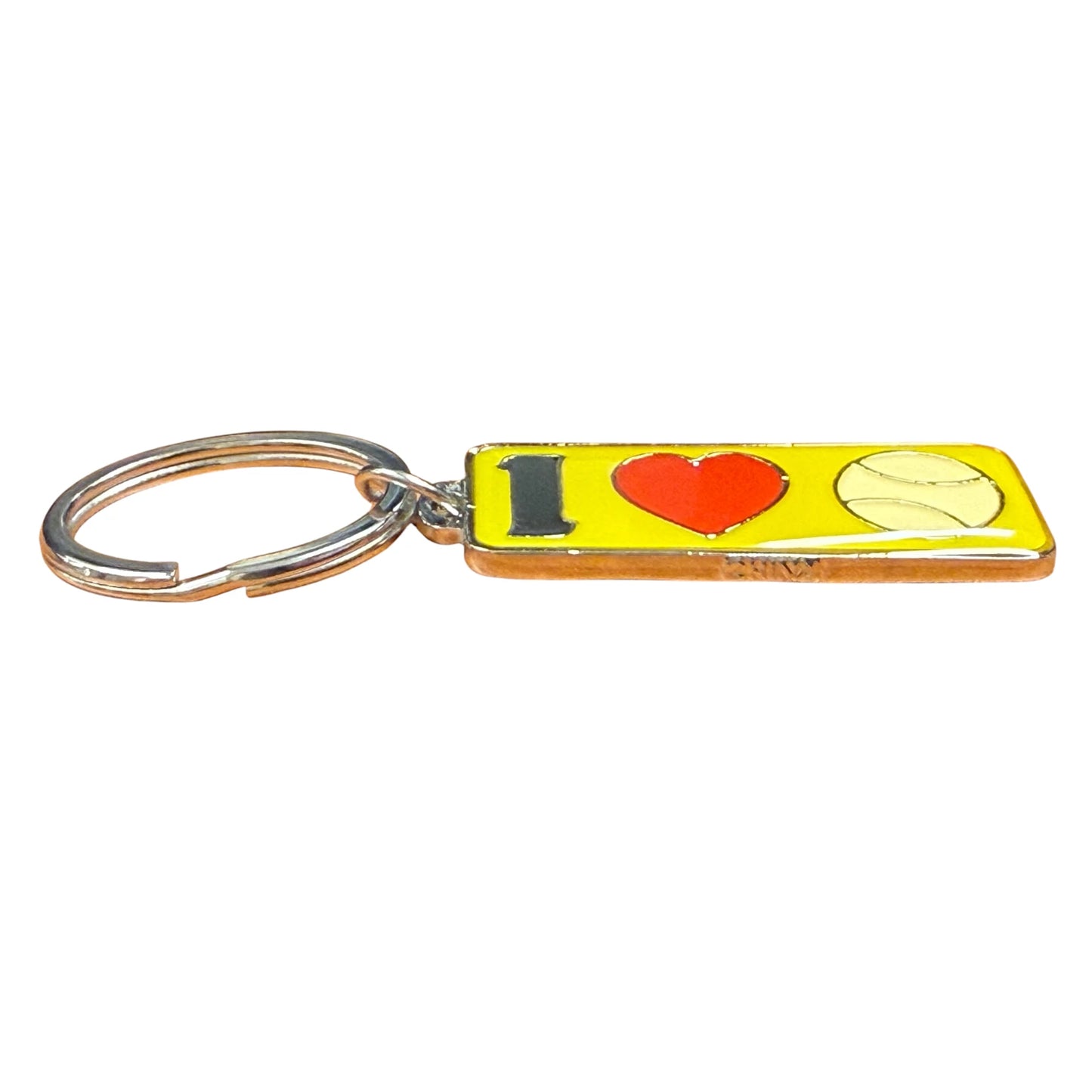 Metal Keychain I 💗 Tennis